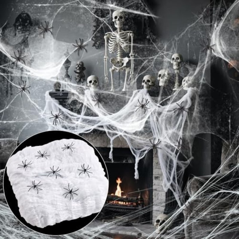 900 Square Feet Halloween Spider Web Decorations…