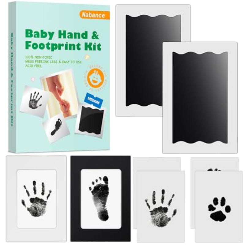 Nabance Baby Footprint Kit & Handprint Kit
