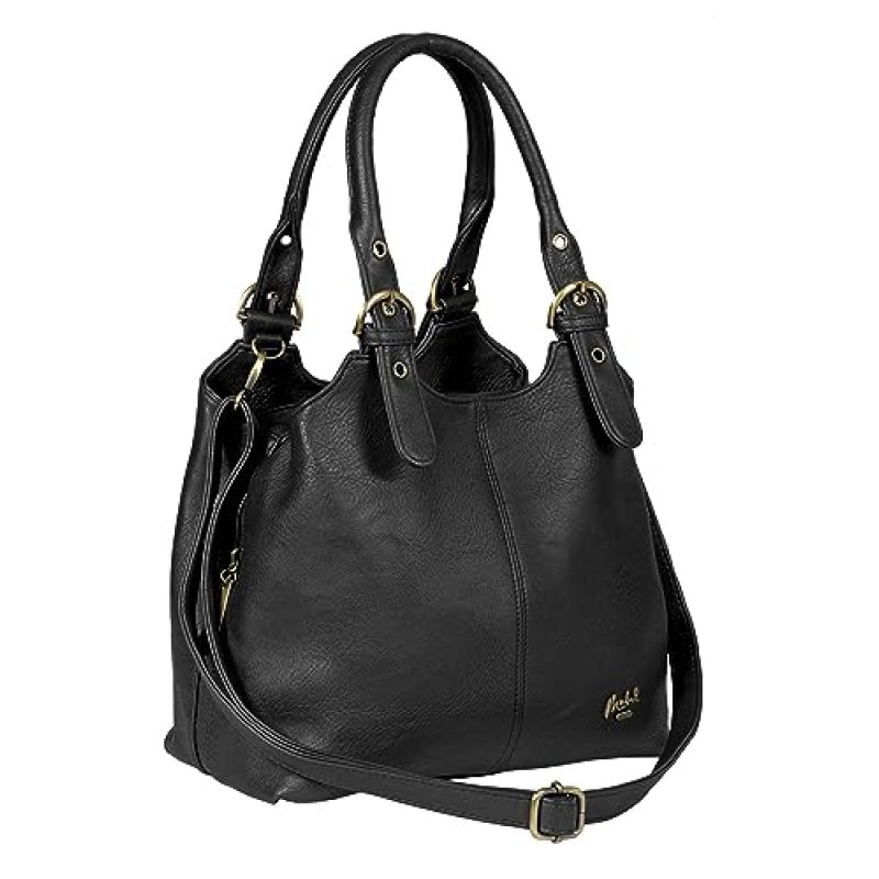 Mabel London Womens Multiple Compartments Handbag…