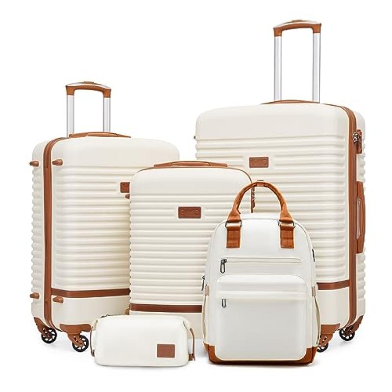 COOLIFE Cabin Luggage Set with Extras