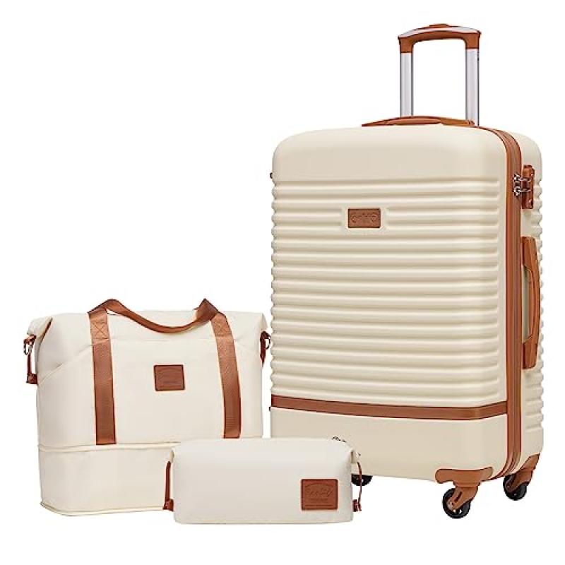COOLIFE Cabin Luggage with TSA Lock