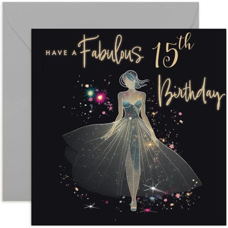 Fabulous 15th Birthday Card for Her