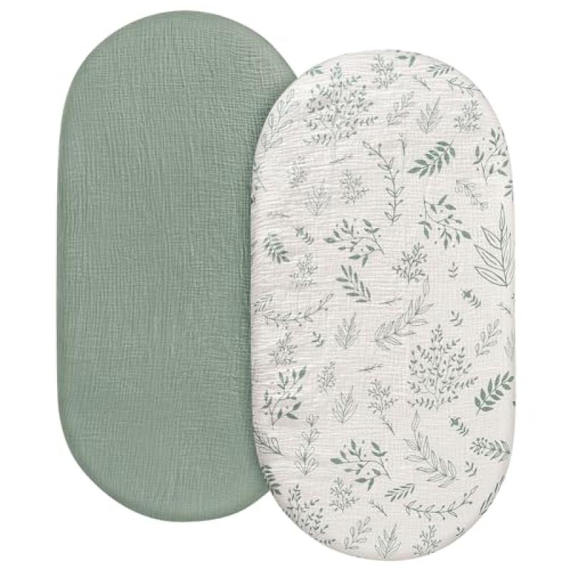 Baby Fitted Sheets for Bassinet and Pram