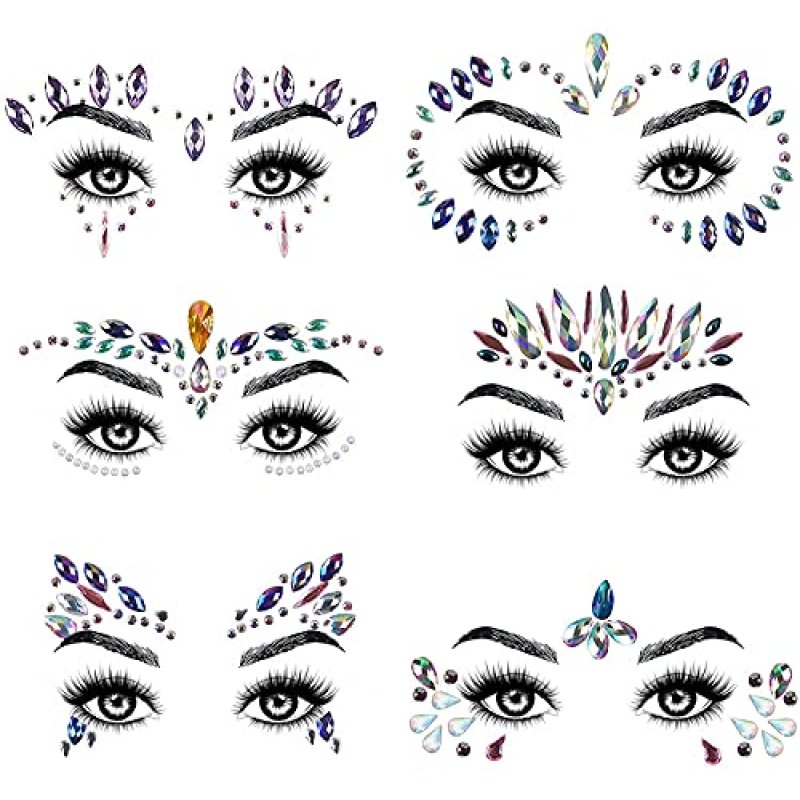 URAQT Face Gems Glitter Set