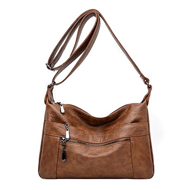 Sacmill Leather Crossbody Bag