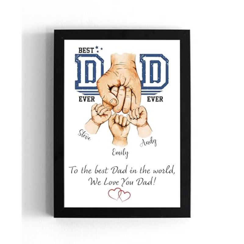 PB TECH Daddy's Team Fist Bump Print