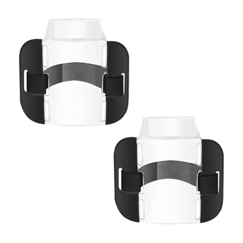 Badge Holder Armband 2 Pcs Black Badge Holder…