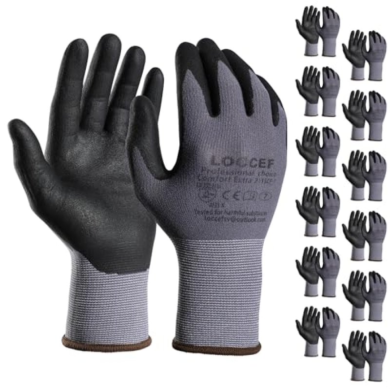 LOCCEF Safety Work Gloves