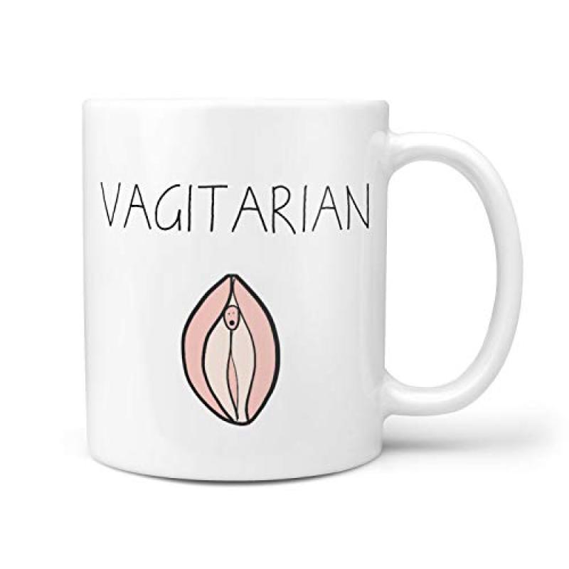 Vagitarian Mug - LGBT Lesbian Girlfriend Gift