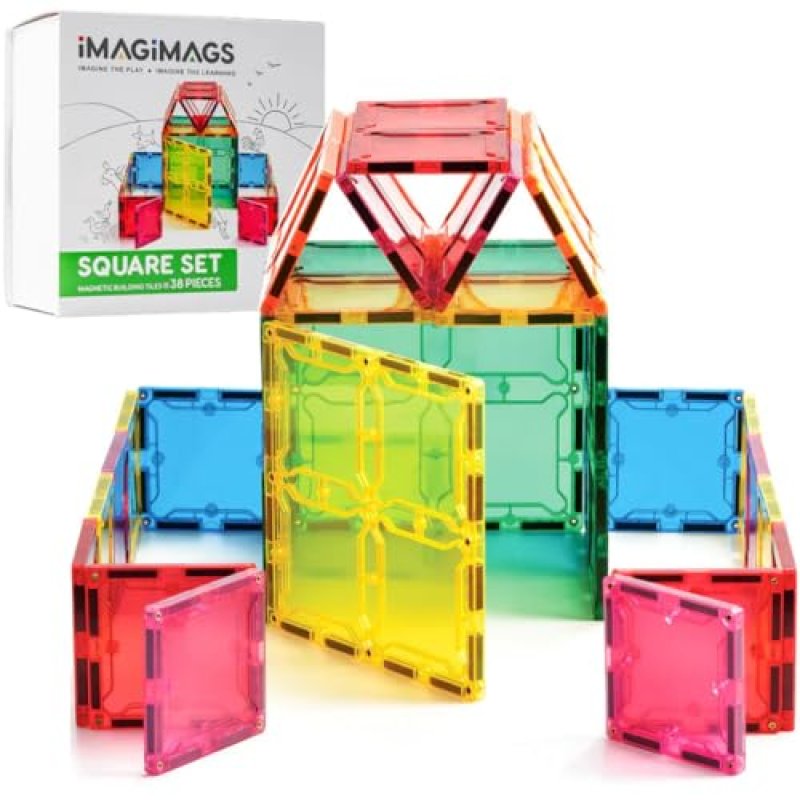 IMAGIMAGS Magnetic Building Tiles