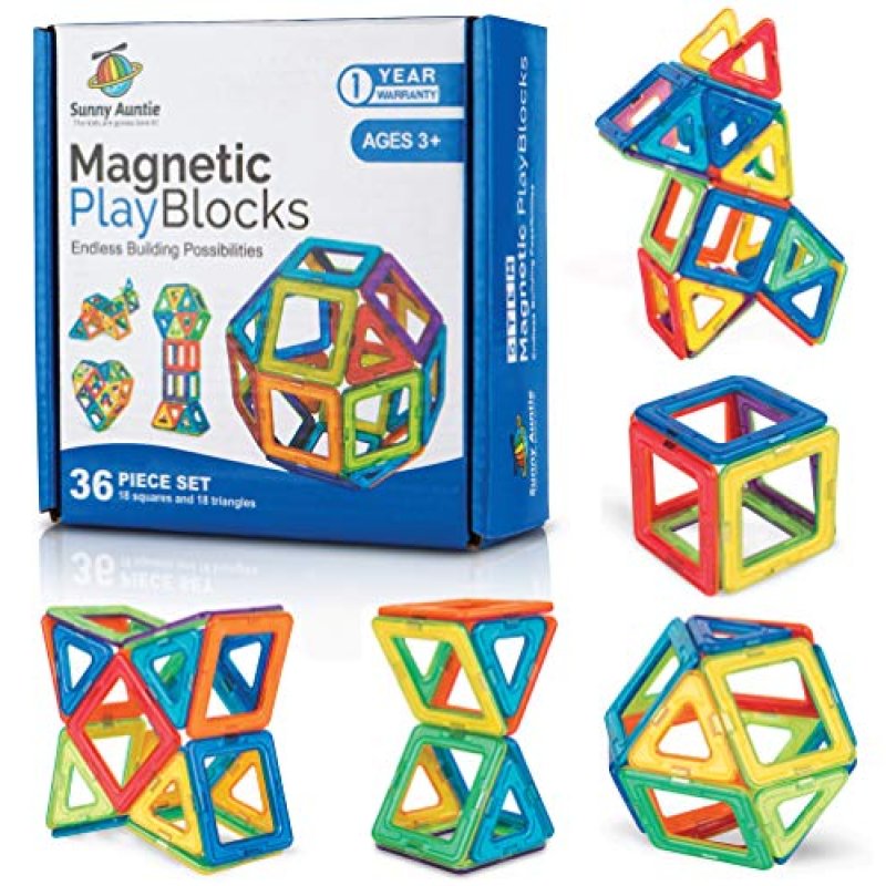 Magnetic Building Blocks Toy, 36 pcs Set