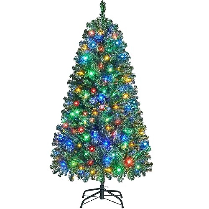Yaheetech 5ft Pre-lit Christmas Tree