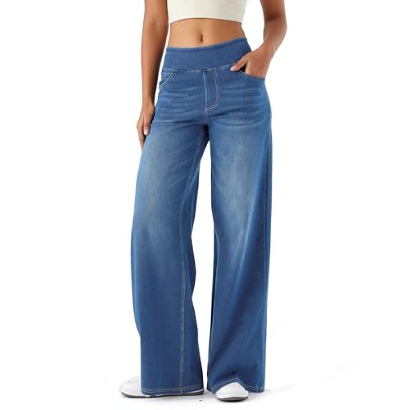 LaiEr Women's Wide-Leg Jeans