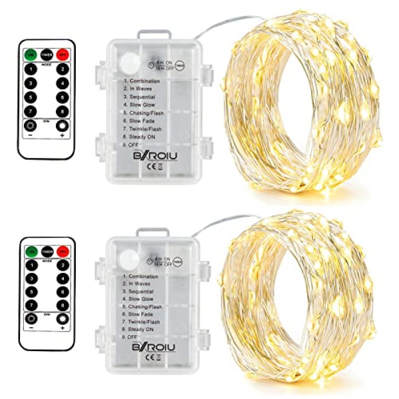 BXROIU Fairy Lights, 5m, 50 LEDs
