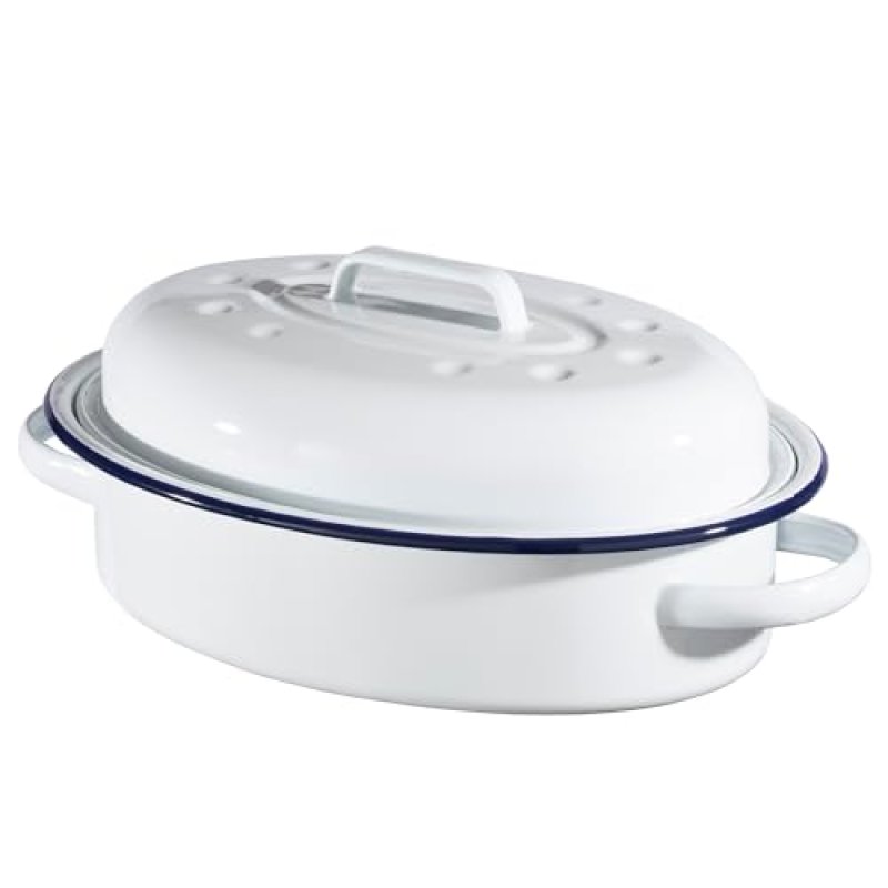 Hairy Bikers BKW1628 Enamelled Cookware, 4 Litre…