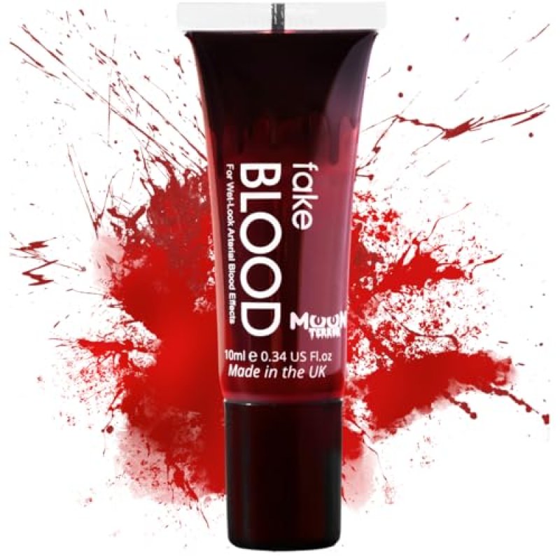 Fake Blood 10ml by Moon Terror Halloween SFX Pro…