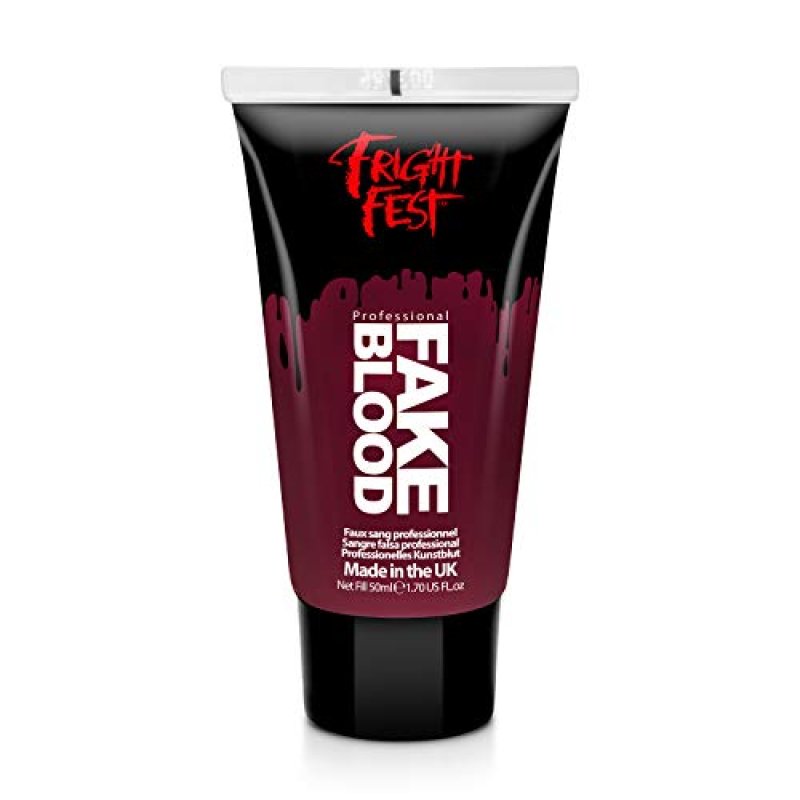 Fake Blood Gel 50ml by Fright Fest Red Fake Blood…