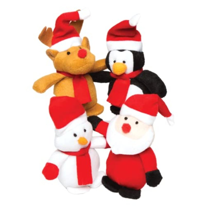 Baker Ross AC252 Christmas Bean Pals Cuddly Toys…