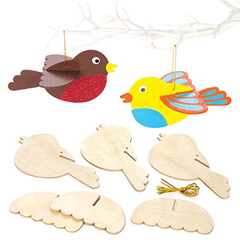 Baker Ross Wooden Birds