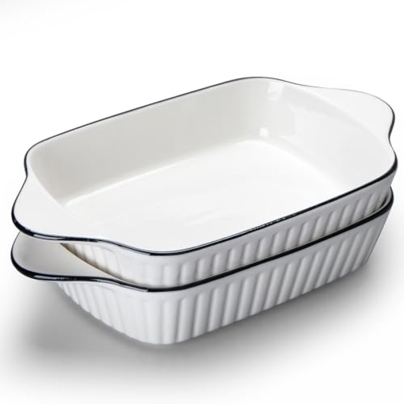 Baking Dishes set of 2, 10.5'' Lasagne Dish,…