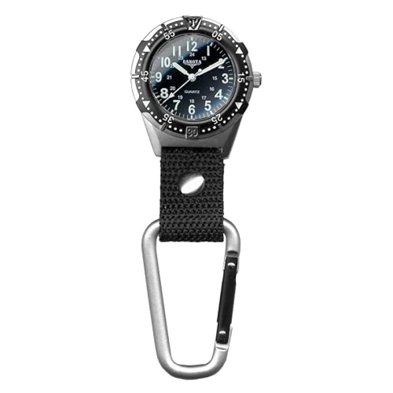 Dakota Clip Watch with Carabiner Strap