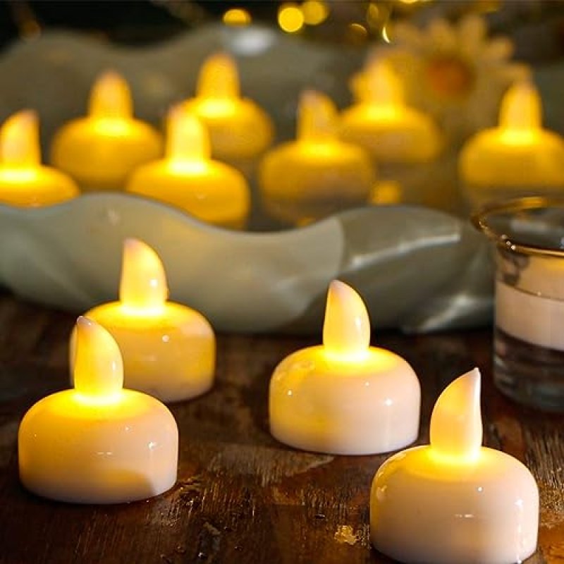 Yakpo LED Tea Lights for Outdoors