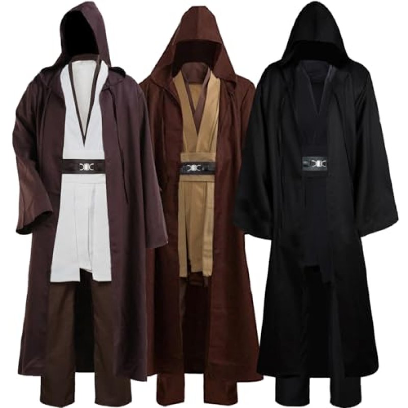 Laku Tunic Costume Men's Tunic Hooded Robe Full…