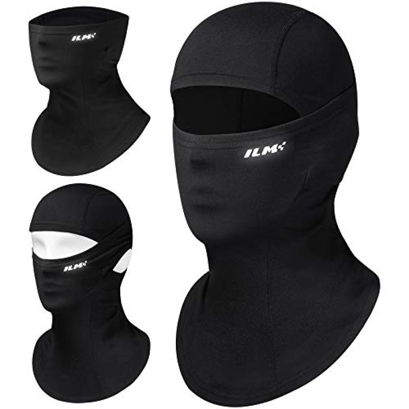 ILM Balaclava Ski Mask - Black Winter Face Mask