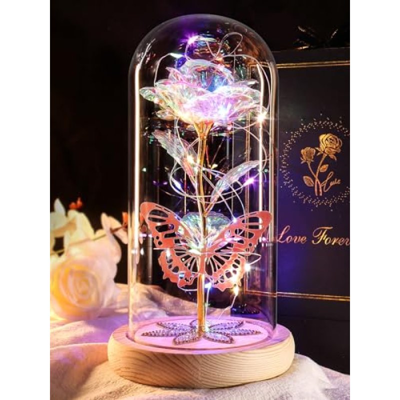 Galaxy Crystal Rose Gift