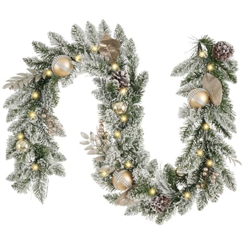 Valery Madelyn Pre-Lit Christmas Garland
