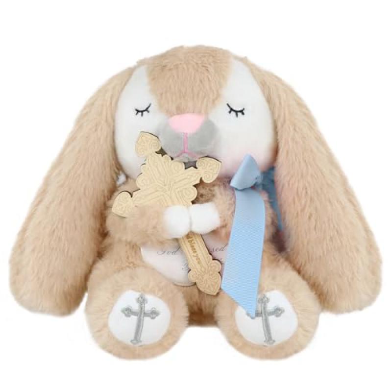 Malihome Baptism Bunny Stuffed Animal