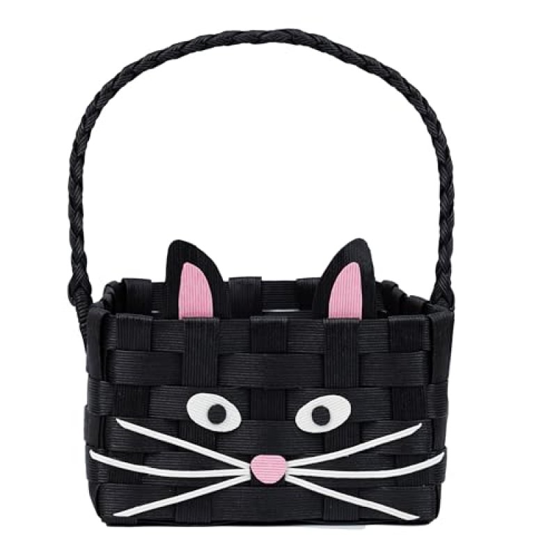 Talking Tables Cat Shaped Basket, Halloween Party…