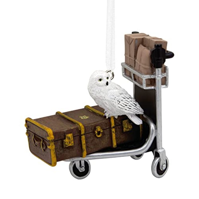 Hallmark Harry Potter Trolley Cart With Hedwig…