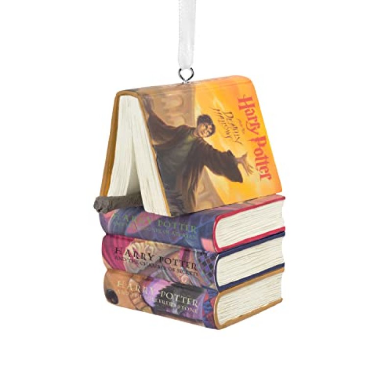 Hallmark Harry Potter Stacked Books With Wand…