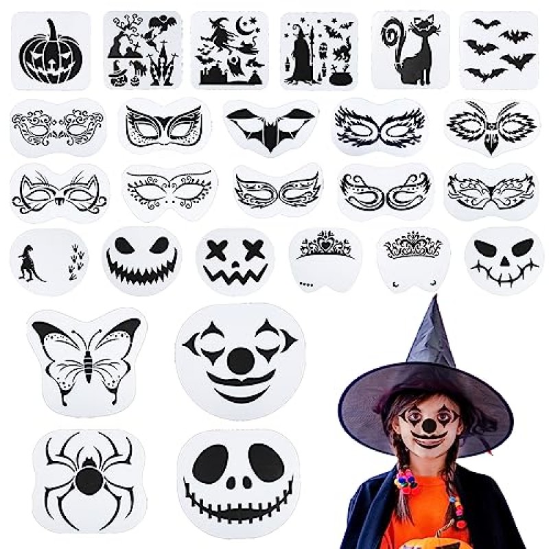 Halloween Face Stencil Kit