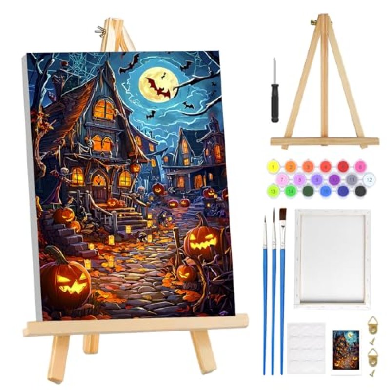 MOGTAA Halloween Paint by Numbers for Adults…