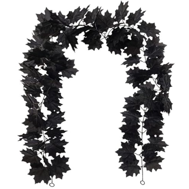 Halloween Maple Leaves Garland