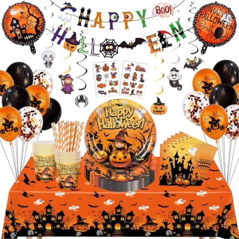 Halloween Party Tableware Set