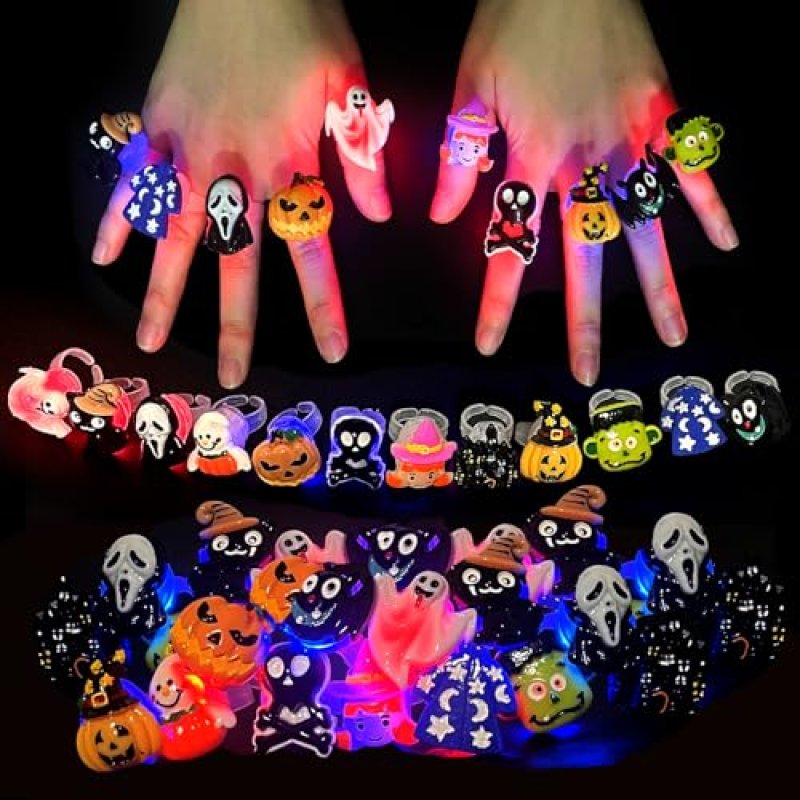 SULOLI Halloween Party Favors,12PCS LED Flash…