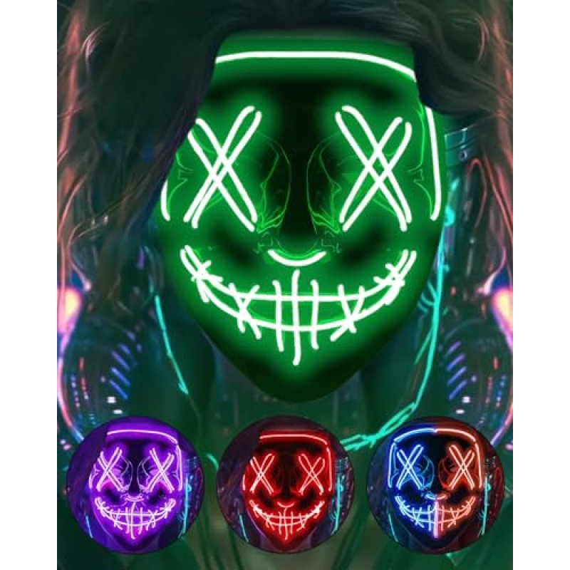DWTECH LED Halloween Mask