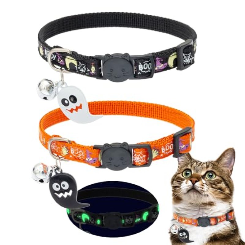 EXPAWLORER Halloween Cat Collar