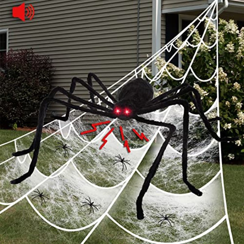 HAUSPROFI Halloween Decorations Spider, 49” Giant…
