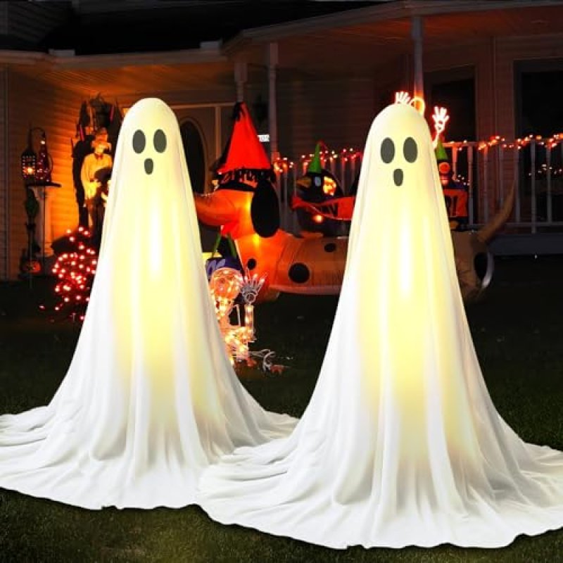 Halloween Decorations Outdoor, 2 Pack 140CM…