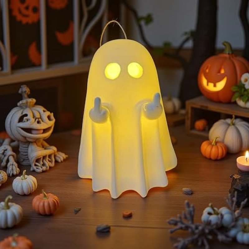 DORIMI Halloween Ghost Figurine - Resin Ghost…