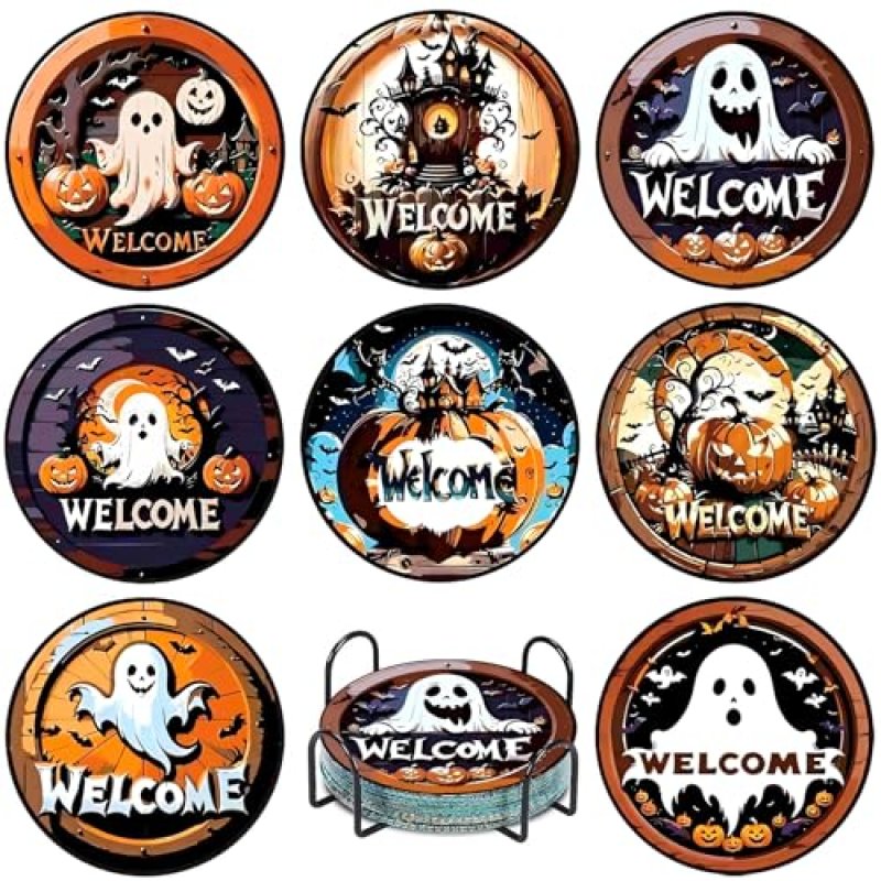 Halloween Diamond Coasters