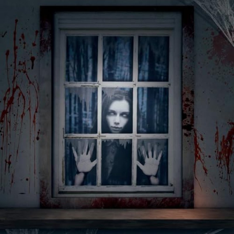 YUEBAOWAN Halloween Window Decor