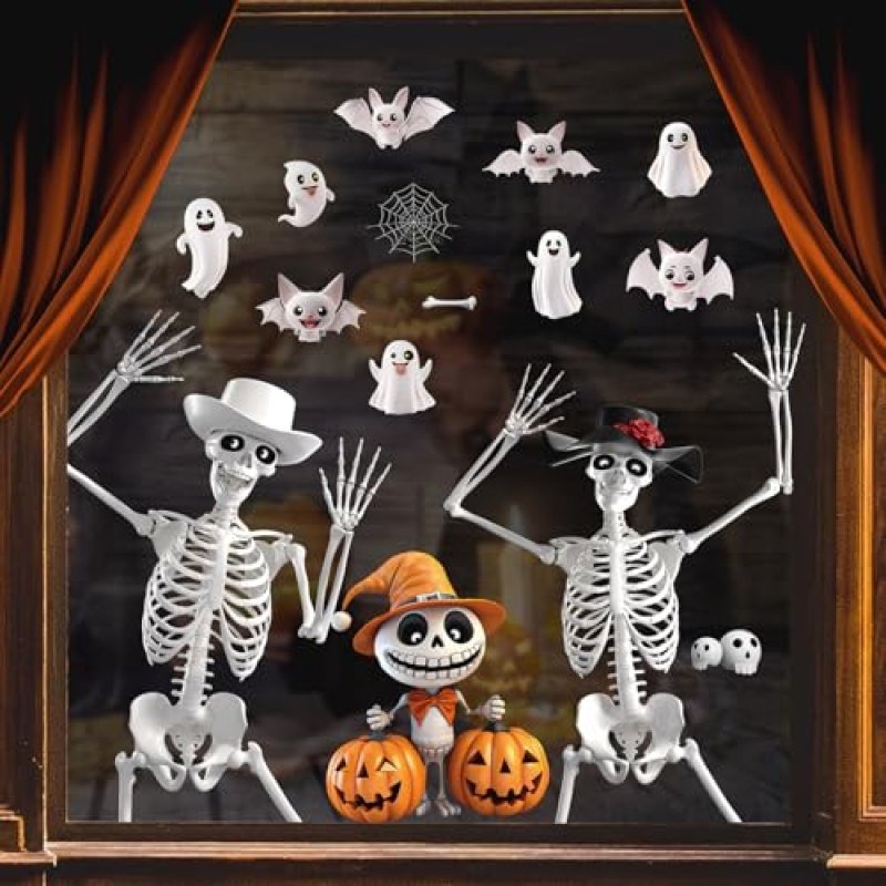 DXTXTJ Halloween Window Stickers