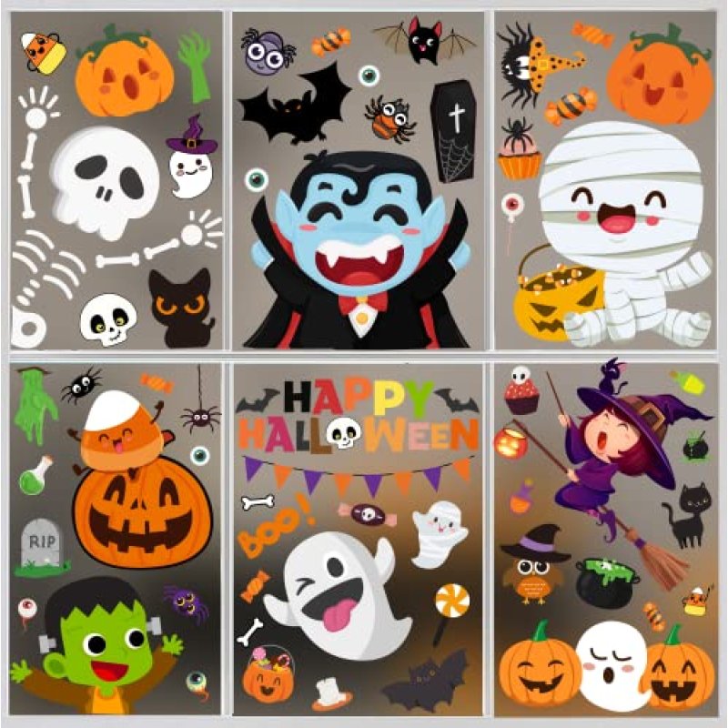 Halloween Window Stickers