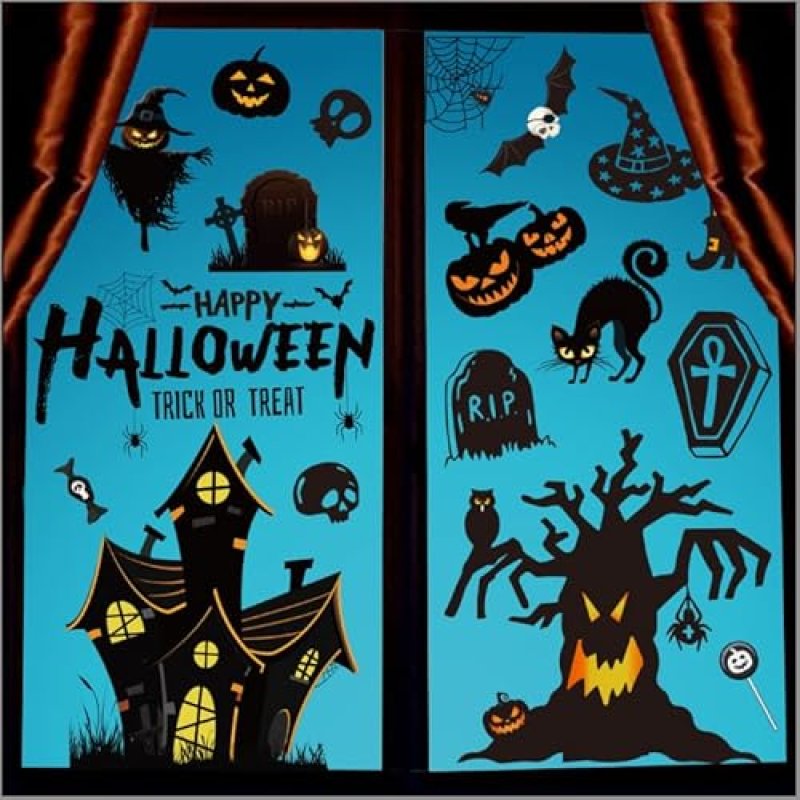 Halloween Window Stickers