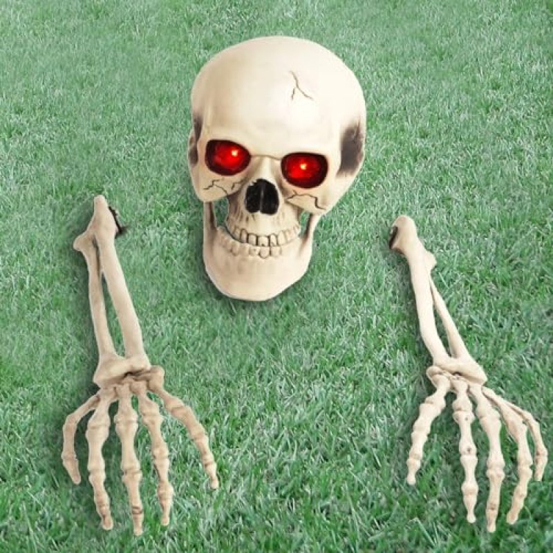 FINGOOO Halloween Skeleton Set